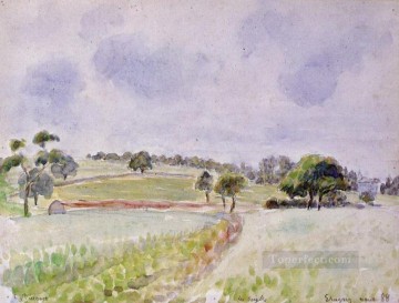  Field Painting - field of rye 1888 Camille Pissarro